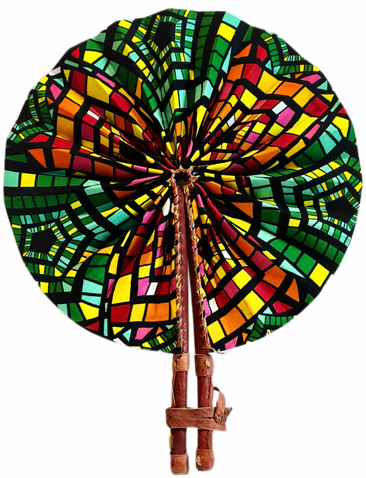 Stained Glass Fan
